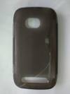 Nokia Lumia 710 Rubber skin Διαφανή Γκρι case Nokia Lumia 710 Rubber skin Διαφανή Γκρι case